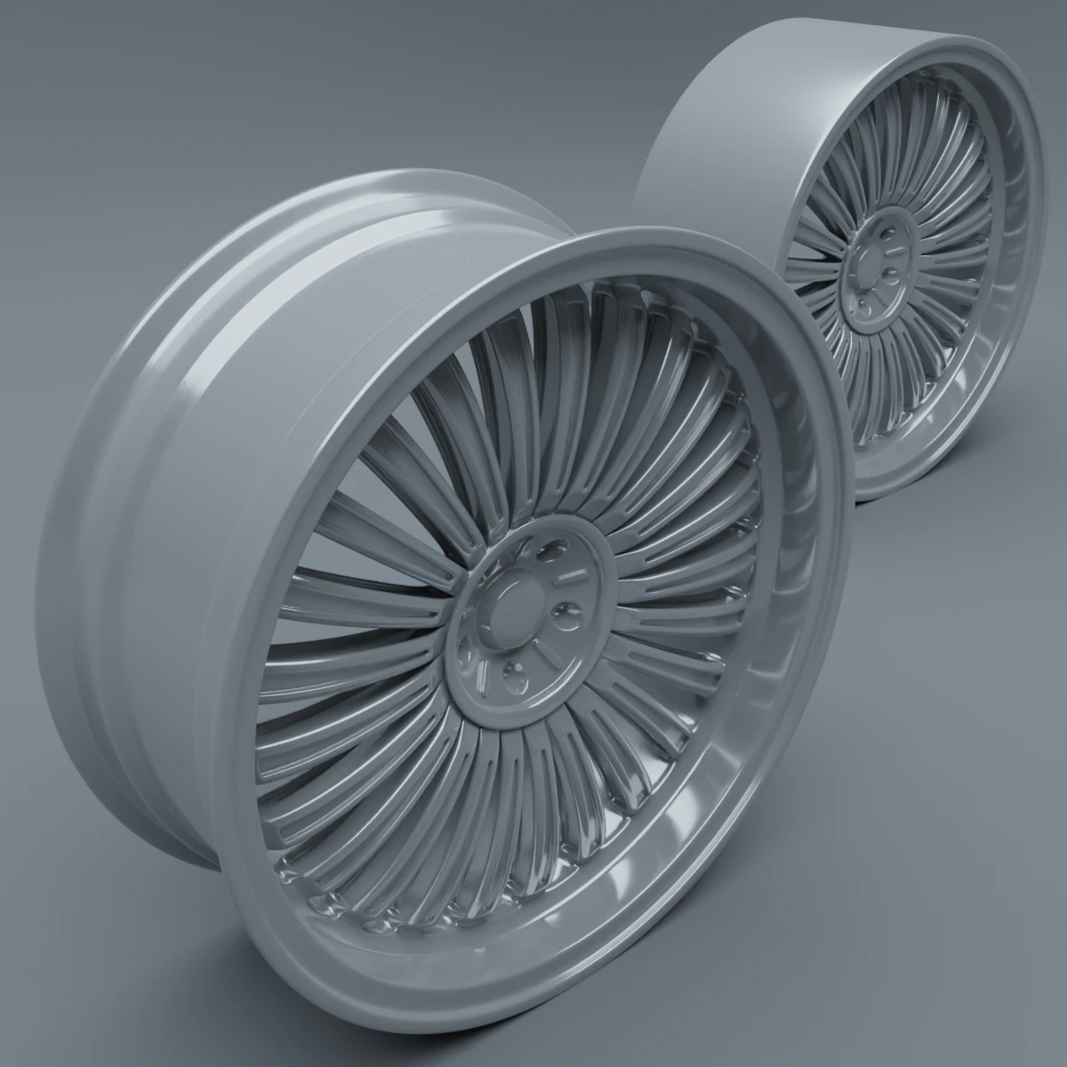 car rims 3D Model .c4d .max .obj .3ds .fbx .stl .blend