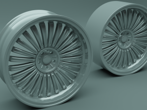 car rims Model 3D