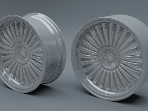 car rims Model 3D
