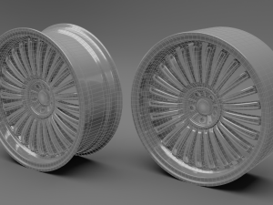 car rims Model 3D