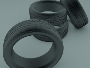 car tire 3D Model