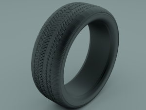 car tire 3D Model
