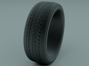 car tire 3D Model
