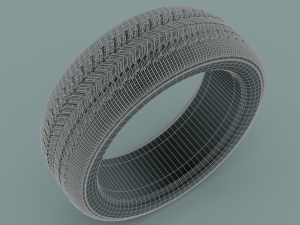 car tire 3D Model