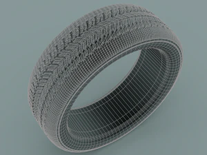 car tire 3D Model