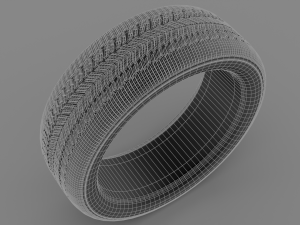 car tire 3D Model