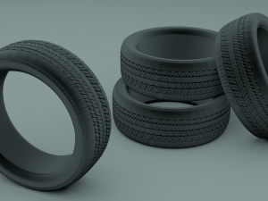 car tire 3D Model