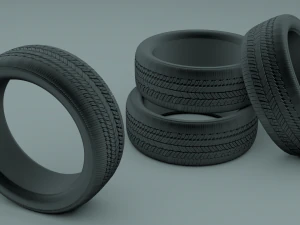 car tire 3D Model