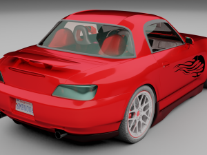 sportcar 3D-Modell