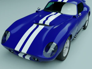 auto d'epoca Modello 3D