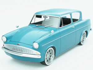 auto d'epoca Modello 3D