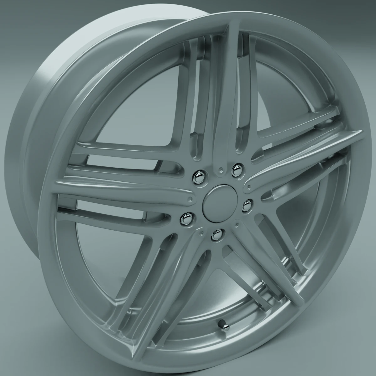car rim 3D Model .c4d .max .obj .3ds .fbx .stl .blend 