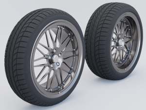 car wheels 3D Model