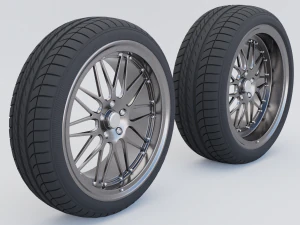 колеса автомобиля 3D Модель