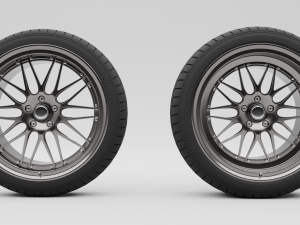 car wheels Model 3D