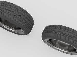 car wheels Model 3D