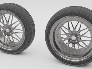 car wheels Model 3D