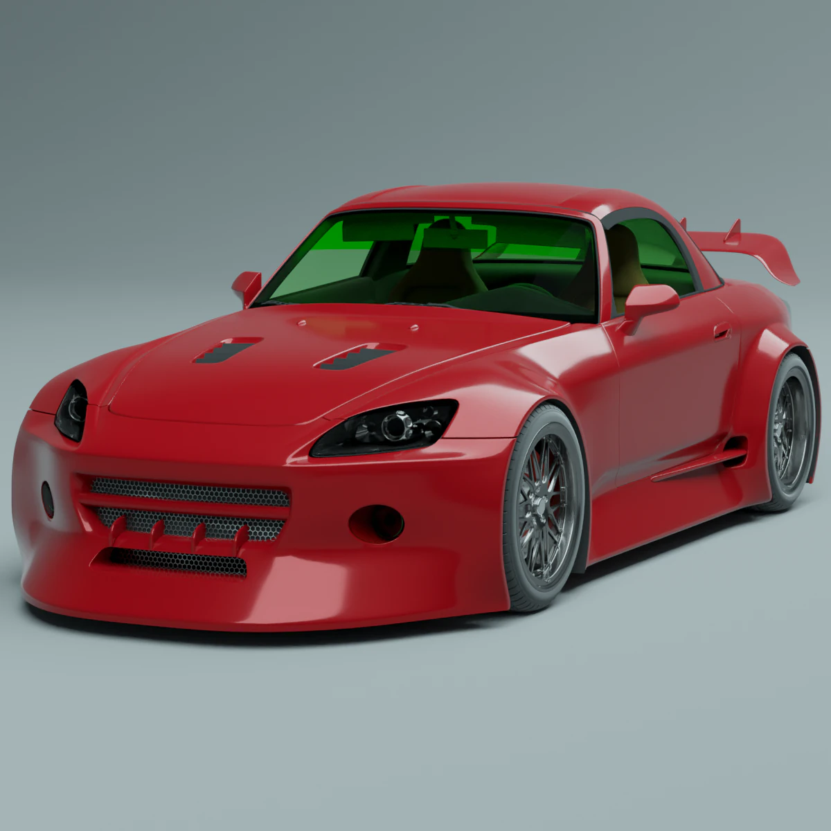 sportcar 3D Model .c4d .max .obj .3ds .fbx .stl .blend 