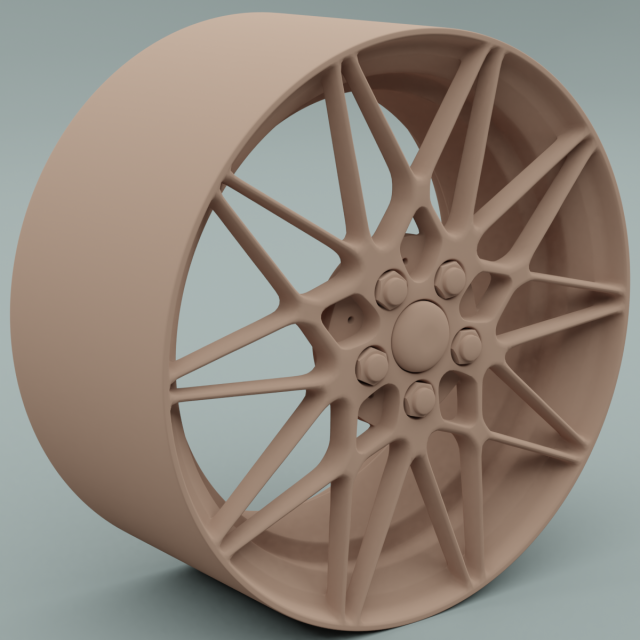 car rim 3D Модель .c4d .max .obj .3ds .fbx .stl .blend 