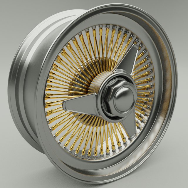 car rim 3D Model .c4d .max .obj .3ds .fbx .stl .blend 