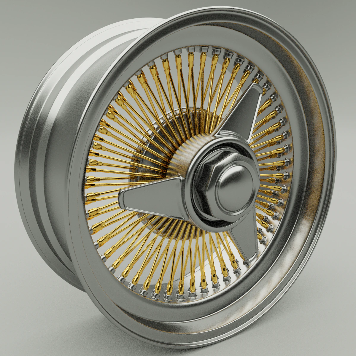 car rim 3D Model .c4d .max .obj .3ds .fbx .stl .blend 
