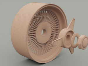 car rim Modello 3D