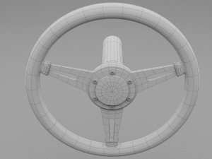 steering wheel 3Dモデル