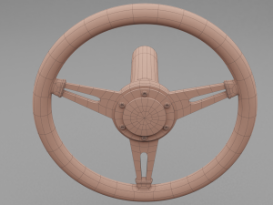 steering wheel 3Dモデル