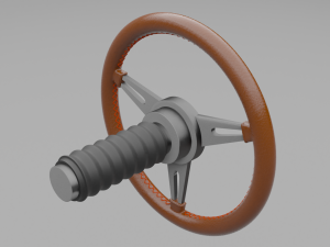 steering wheel 3D मॉडल