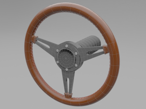steering wheel 3D मॉडल