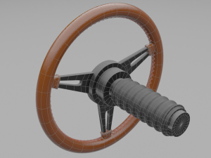 steering wheel 3D मॉडल