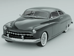 auto d'epoca Modello 3D