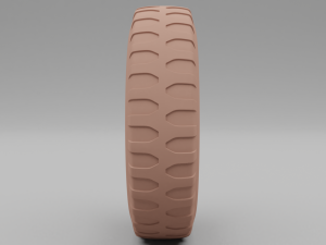 car tire 3D 模型