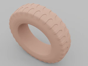 car tire 3D Model
