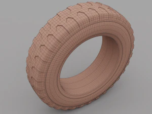 car tire 3D Model