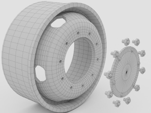 car rim Modelo 3D
