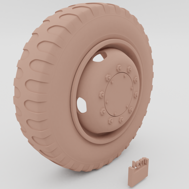 car wheel Modelo 3D .c4d .max .obj .3ds .fbx .stl .blend 