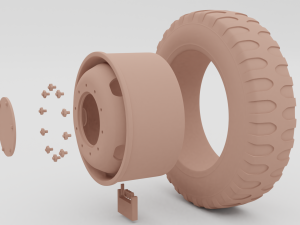 car wheel Modelo 3D