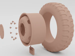 car wheel 3D Model
