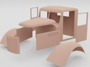 truck cabin 3D Model