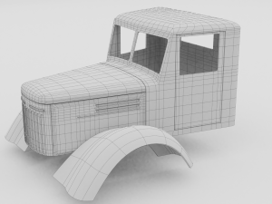 truck cabin 3D Model