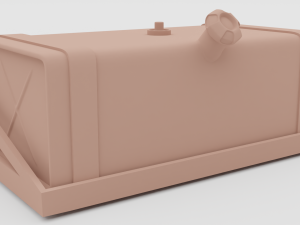 truck fuel tank Modelo 3D