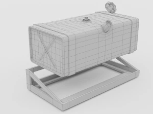 truck fuel tank 3D Model