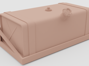 truck fuel tank Modelo 3D