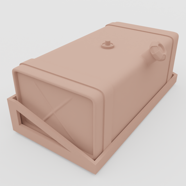 truck fuel tank Modelo 3D .c4d .max .obj .3ds .fbx .stl .blend 