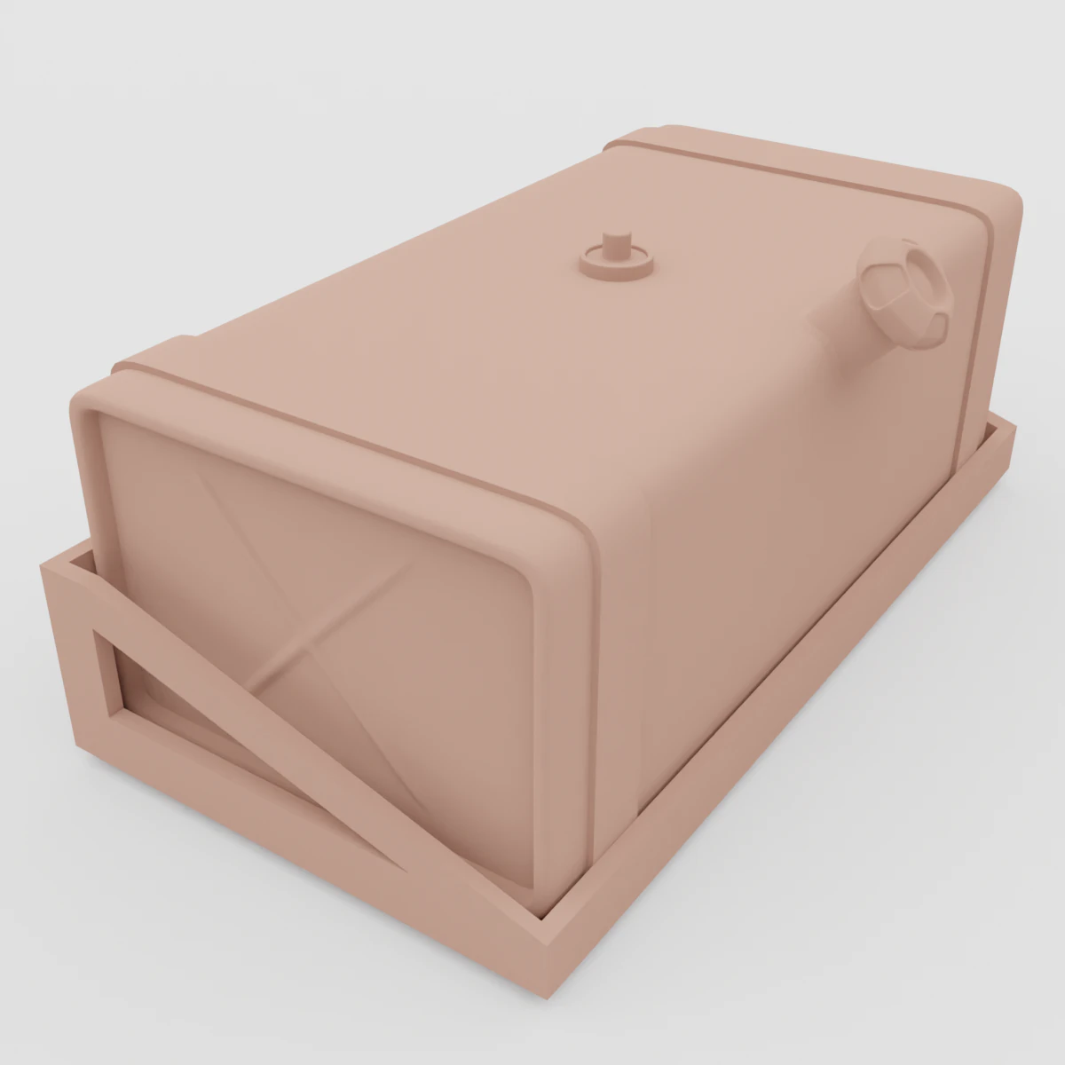 truck fuel tank 3D Model .c4d .max .obj .3ds .fbx .stl .blend