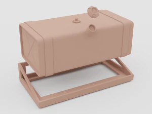 truck fuel tank 3D Model