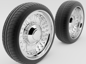 car wheels 3D Model
