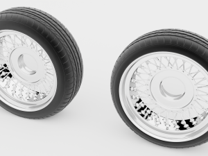 car wheels 3D मॉडल