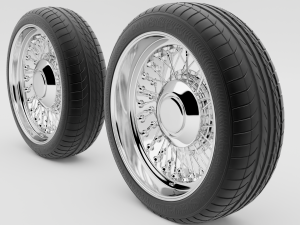 car wheels 3D मॉडल